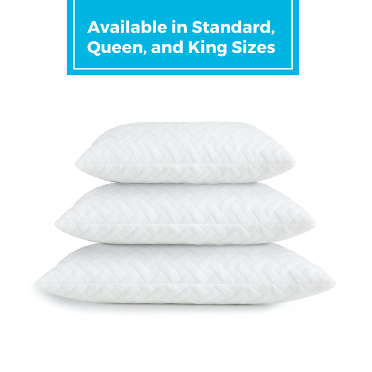 King size shop foam pillows